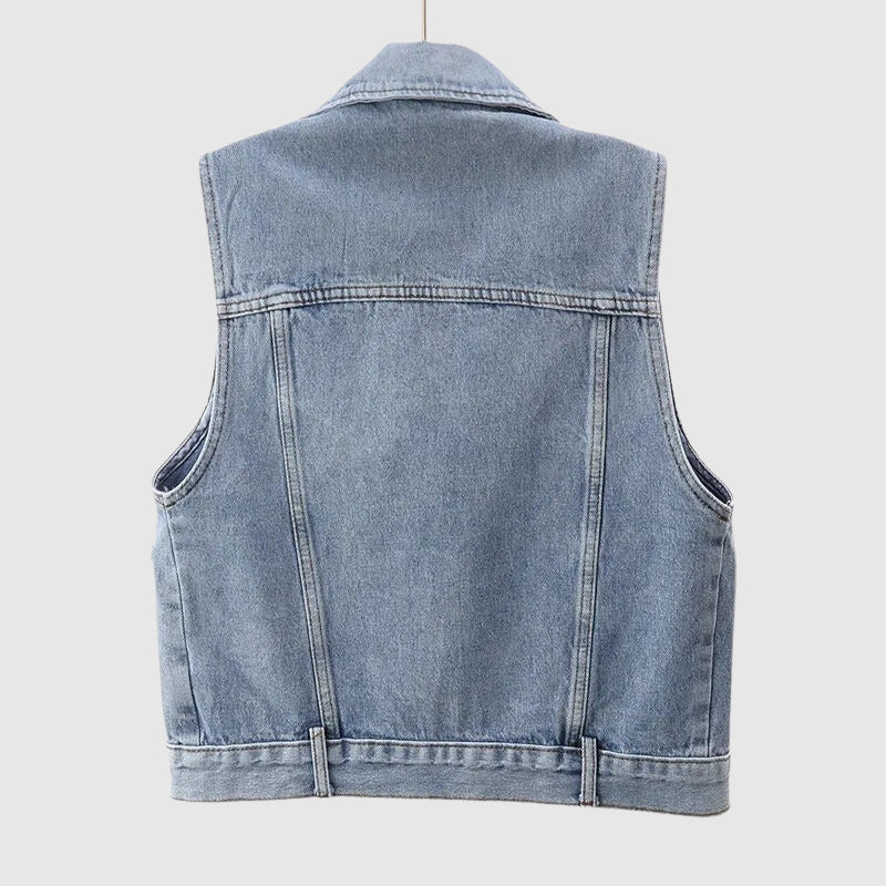 Revêrie Pearl Denim Vest