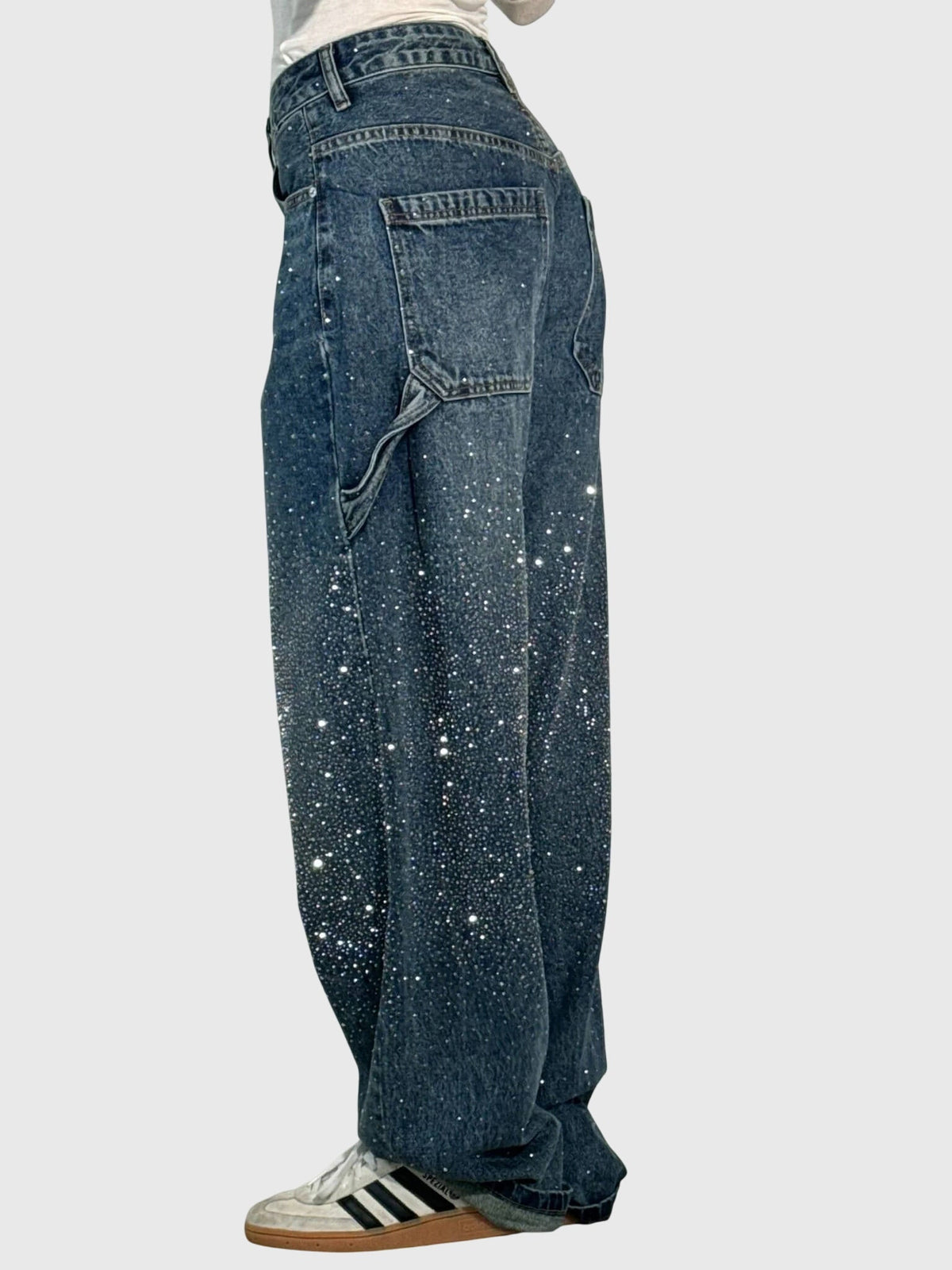 Women's Embellished Loose Fit Trousers
