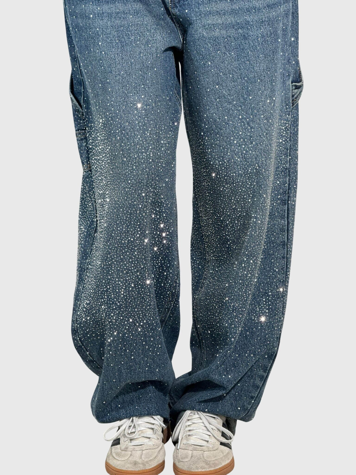 Women's Embellished Loose Fit Trousers