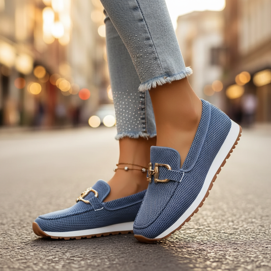 Women's Perforated Slip-On Loafers