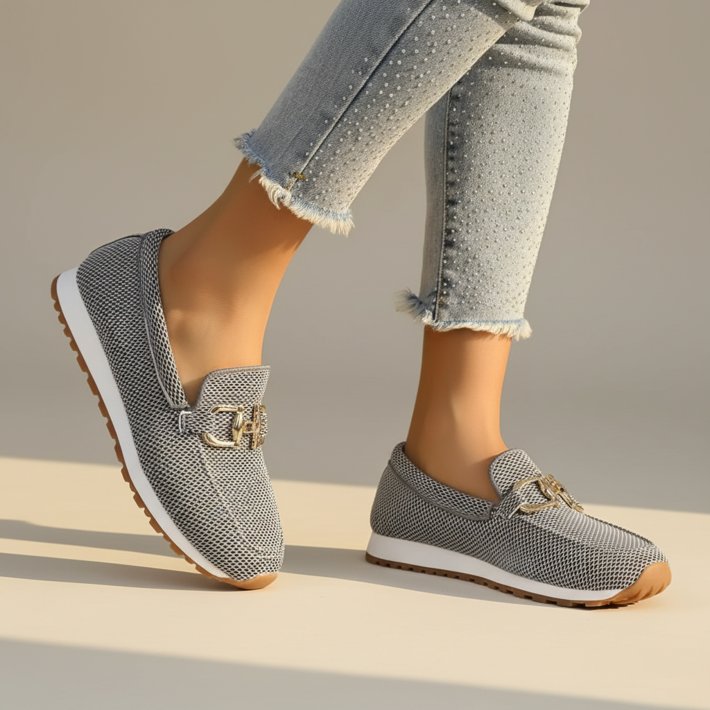 Women's Perforated Slip-On Loafers