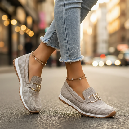 Women's Perforated Slip-On Loafers