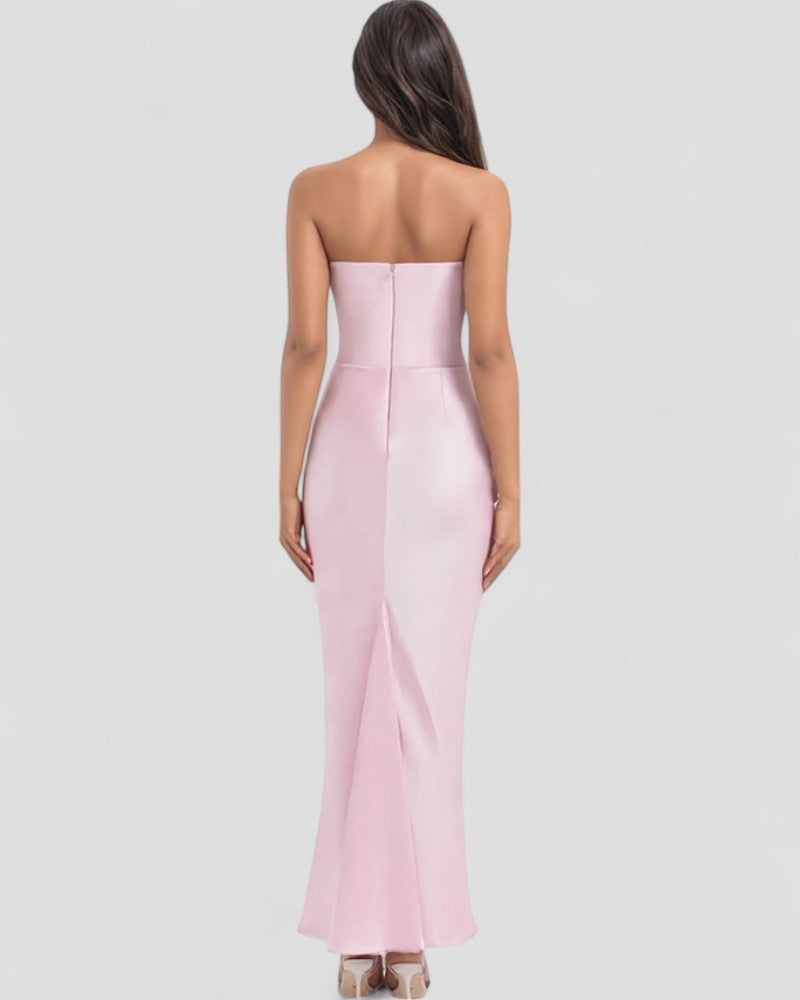 Luxury Satin Corset Gown