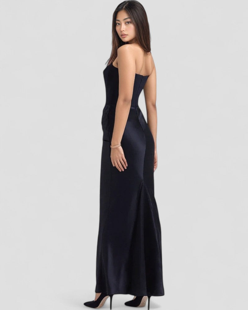 Luxury Satin Corset Gown