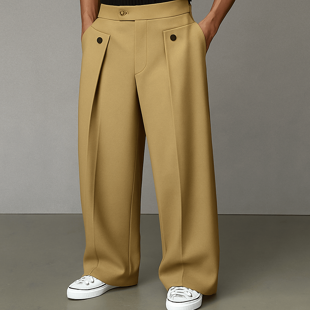 Men's Wide-Leg Pants Tailored