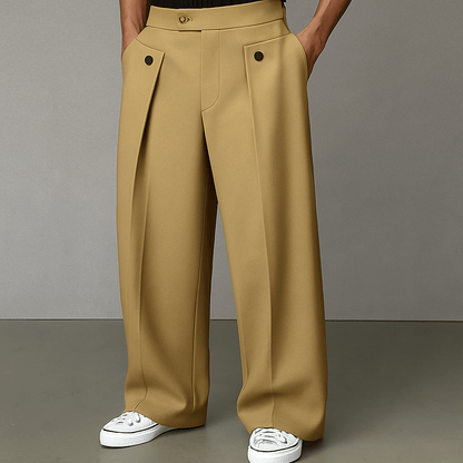 Men's Wide-Leg Pants Tailored