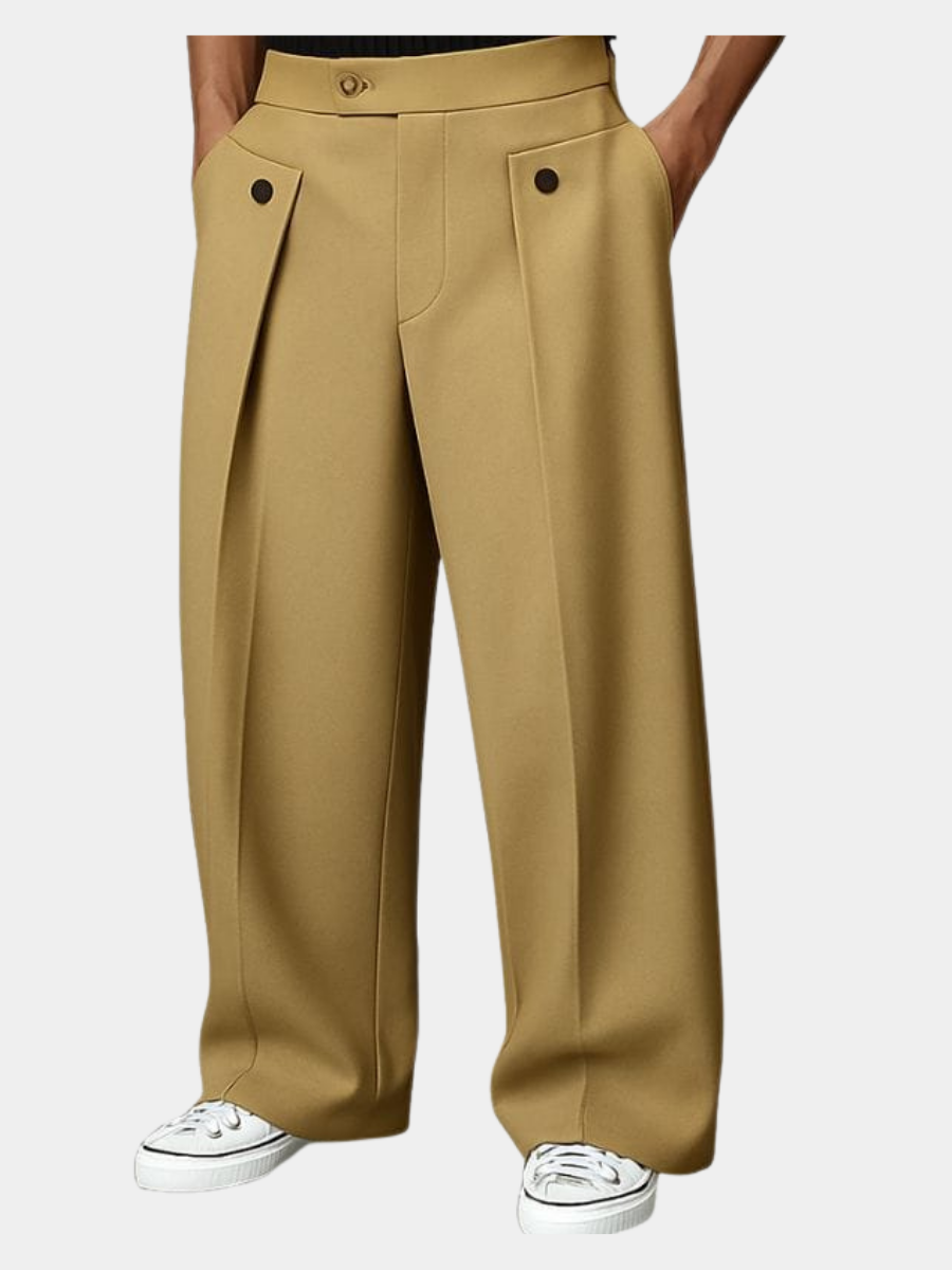 Men's Wide-Leg Pants Tailored