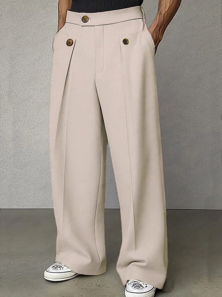 Men's Wide-Leg Pants Tailored