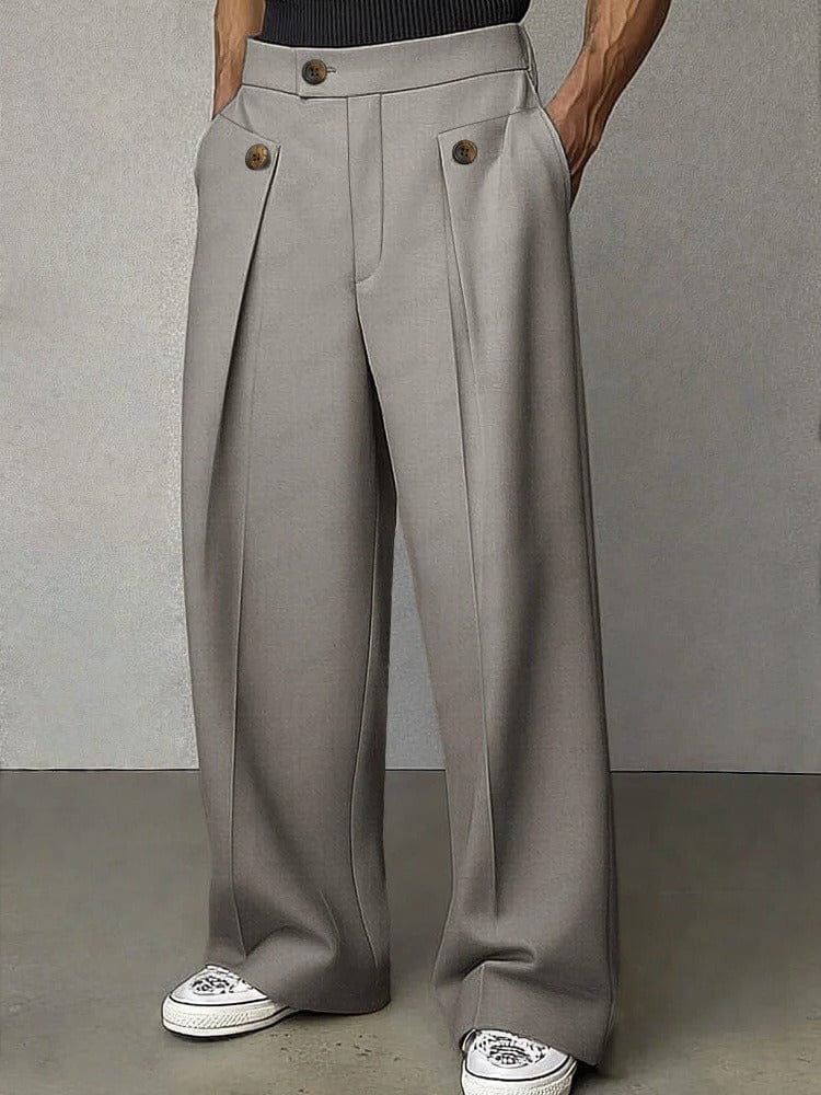 Men's Wide-Leg Pants Tailored