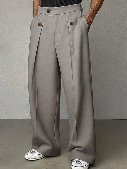 Men's Wide-Leg Pants Tailored