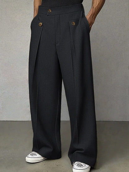 Men's Wide-Leg Pants Tailored
