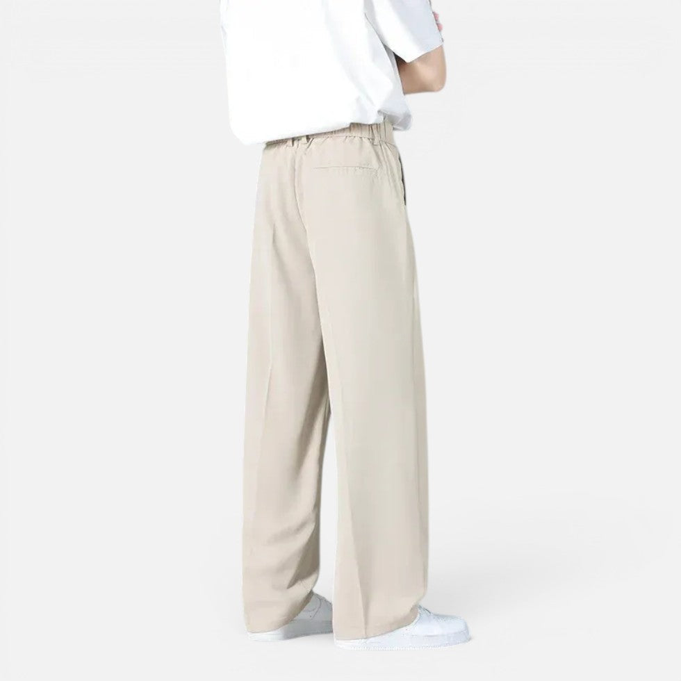 Men's Wide-Leg Pants Loose Fit