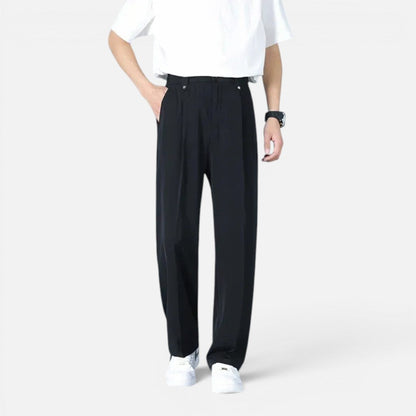 Men's Wide-Leg Pants Loose Fit