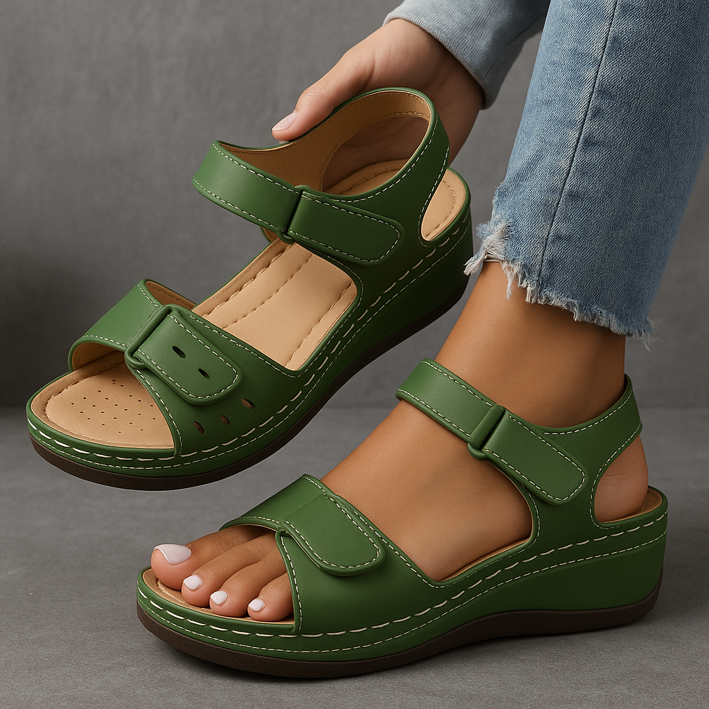 Women's Orthopedic Wedge Sandals - Elegant and Comfortable Sandals Perfect for Summer 0