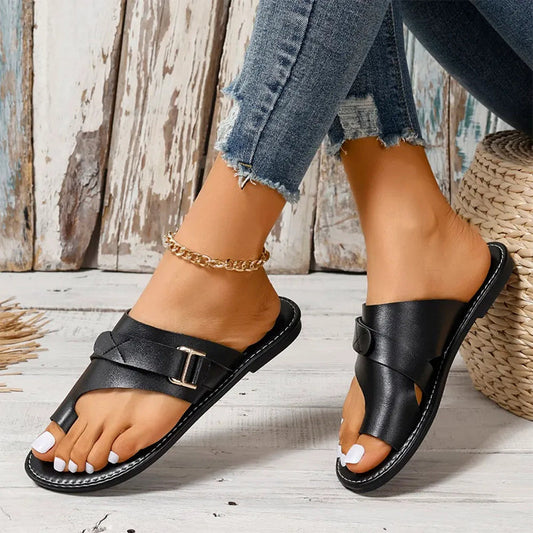 Women's orthopedic sandals - comfortable sandals with a shock-absorbing EVA sole and foot support 1