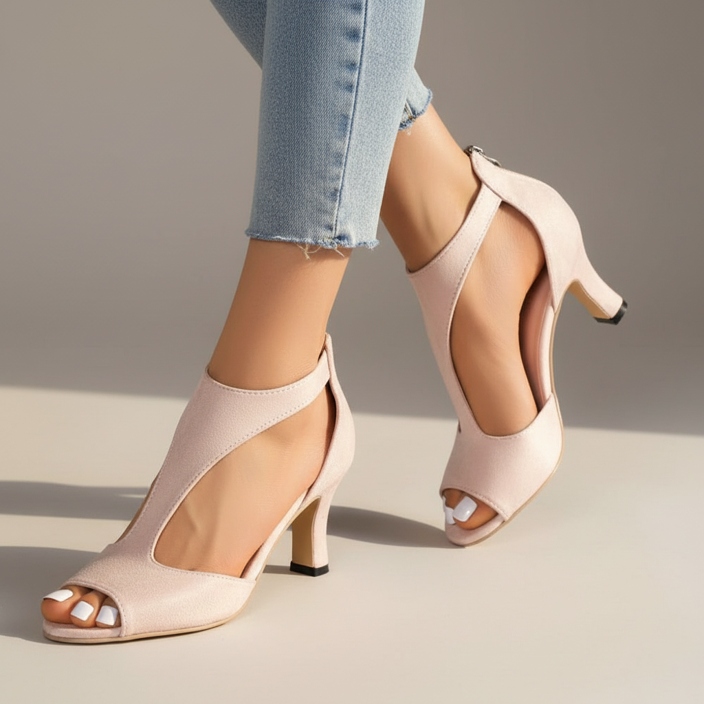 Women's Mid Heel T-Bar Heels
