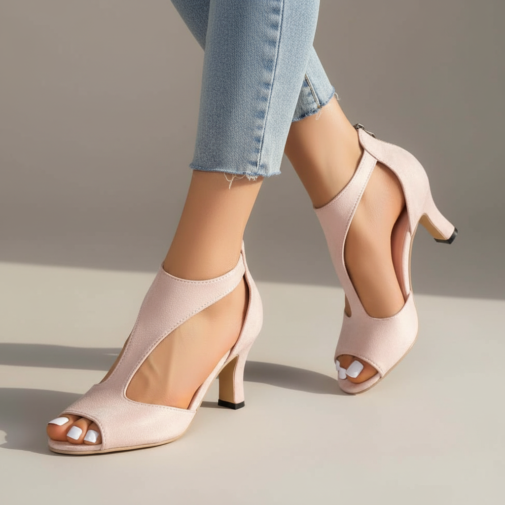 Women's Mid Heel T-Bar Heels