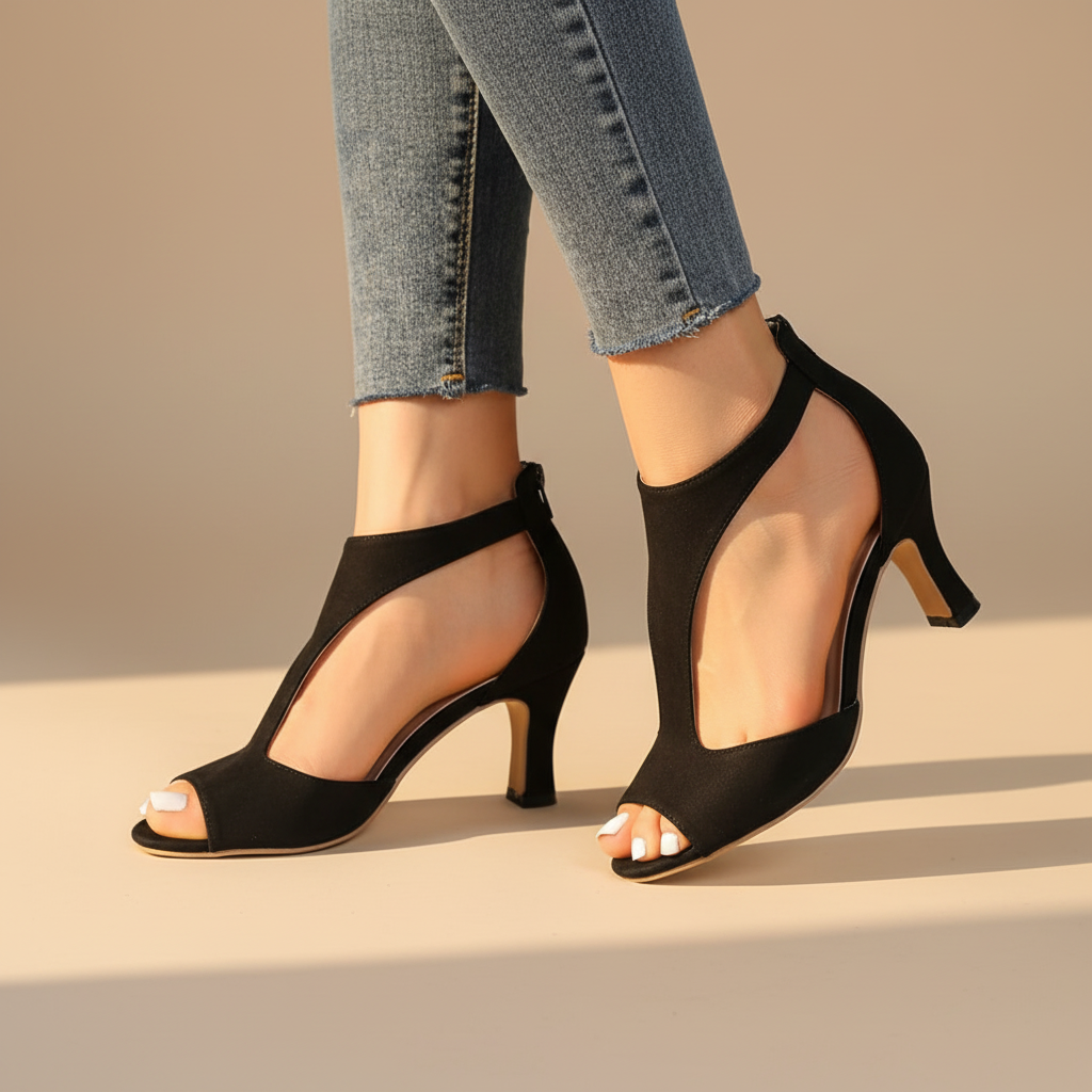 Women's Mid Heel T-Bar Heels
