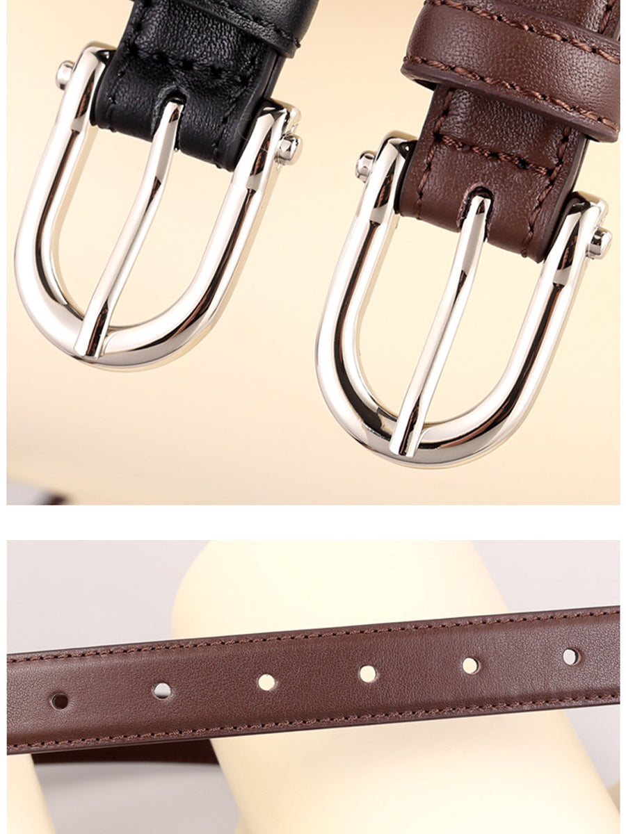 Women's Brown Leather Belt – ModClo