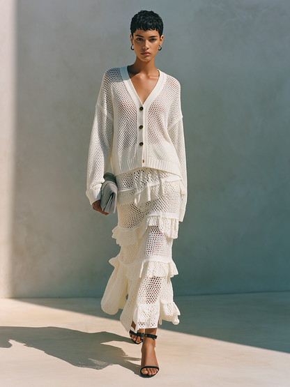Women's Knit Resort Open Skirt Set – ModClo
