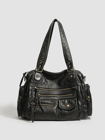 Women's Leather Distressed Multi Handbag – ModClo