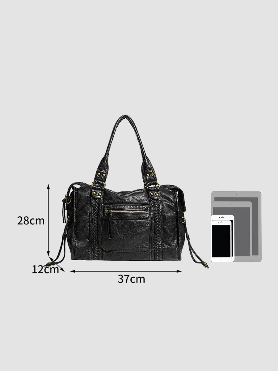 Women's Leather Distressed Multi Handbag – ModClo