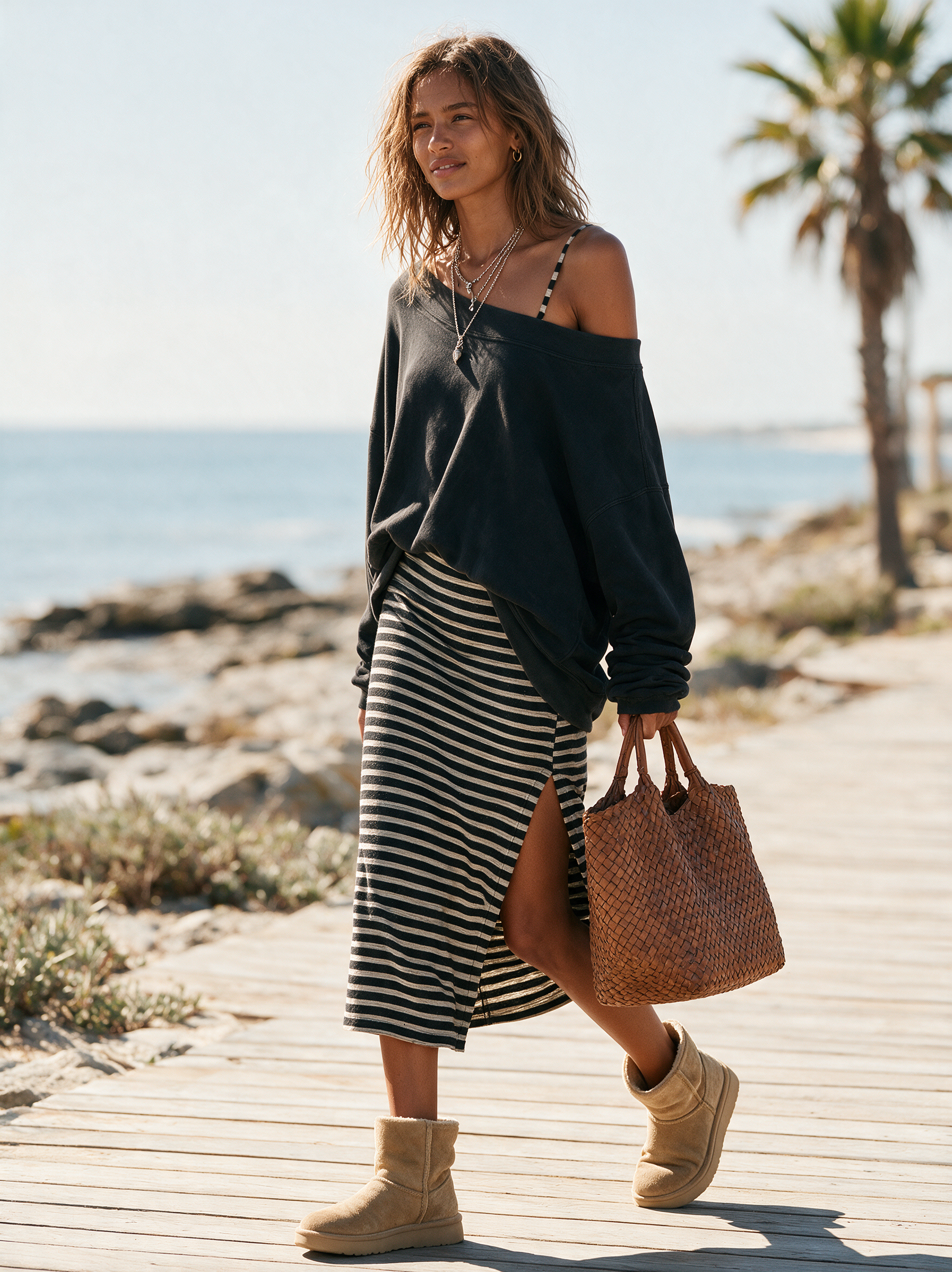 Women's Striped Vintage Dress – ModClo