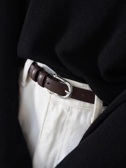 Women's Brown Leather Belt – ModClo