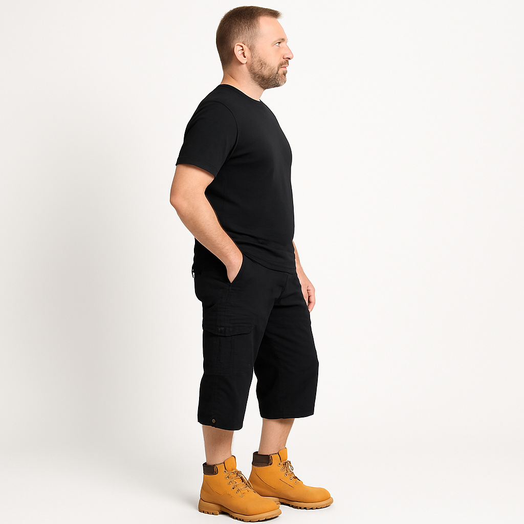 Cargo Shorts - Capri Pocket Shorts