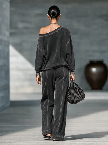 Women's Vintage Faded One Trouser Set – ModClo