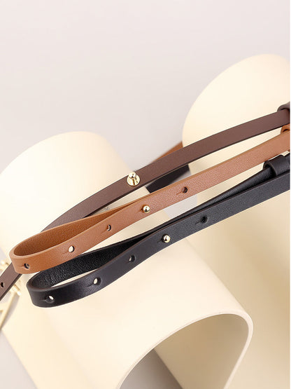 Women's Brown Leather Belt – ModClo