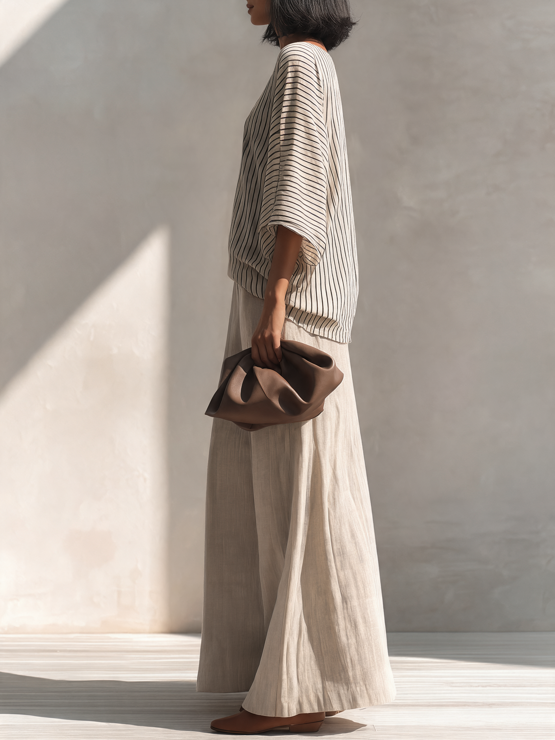 Women's Linen Striped Set – ModClo