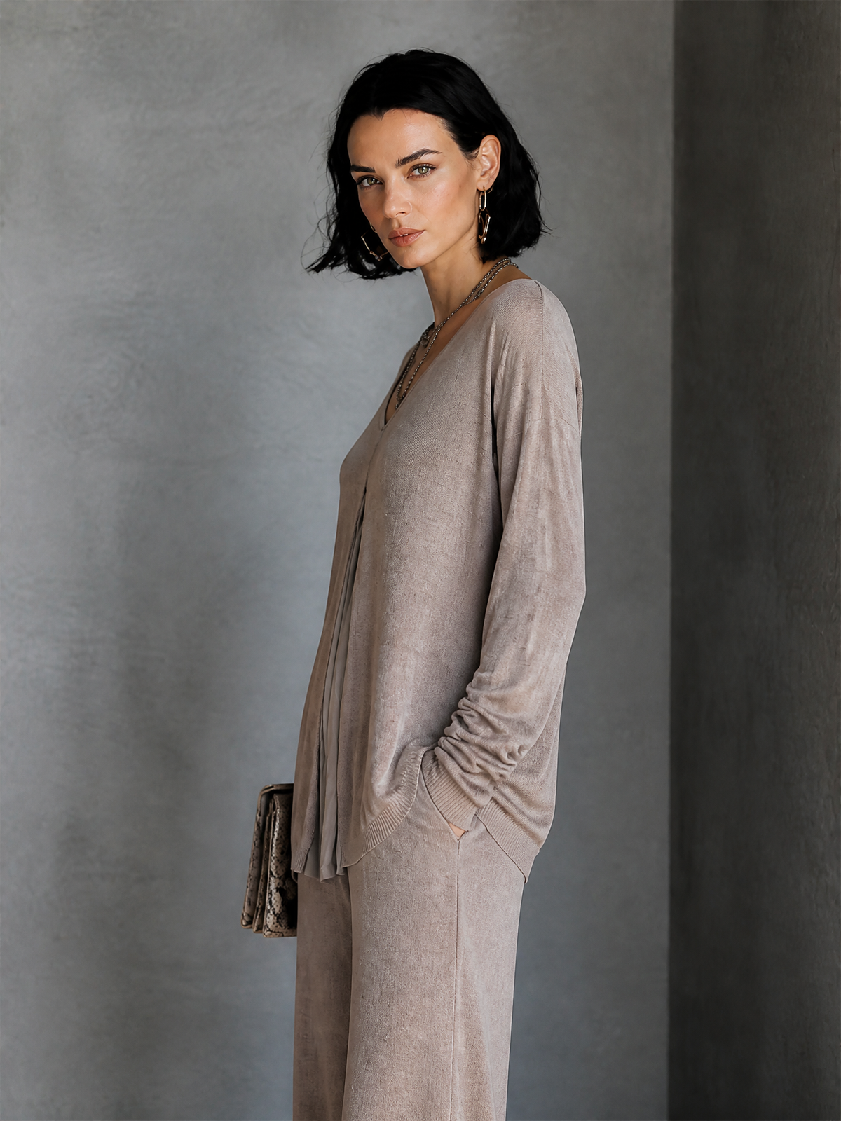 Women's Long Sleeve Faux Layered Top – ModClo