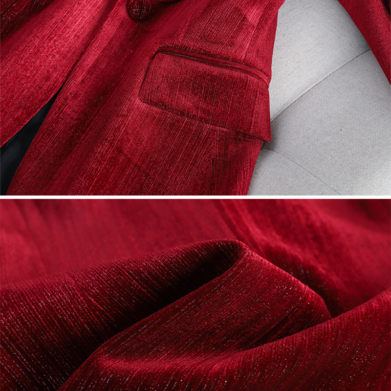 L'aurablend Satin Blazer by Lilian-Thouram