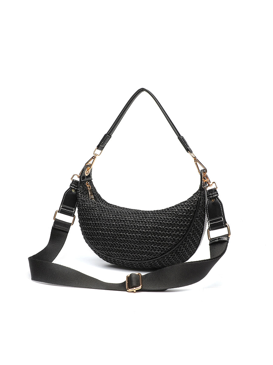 Women's Woven Shoulder Underarm Crossbody Bag – ModClo