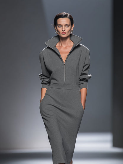 Women's Cotton Polyester Half Midi Dress – ModClo
