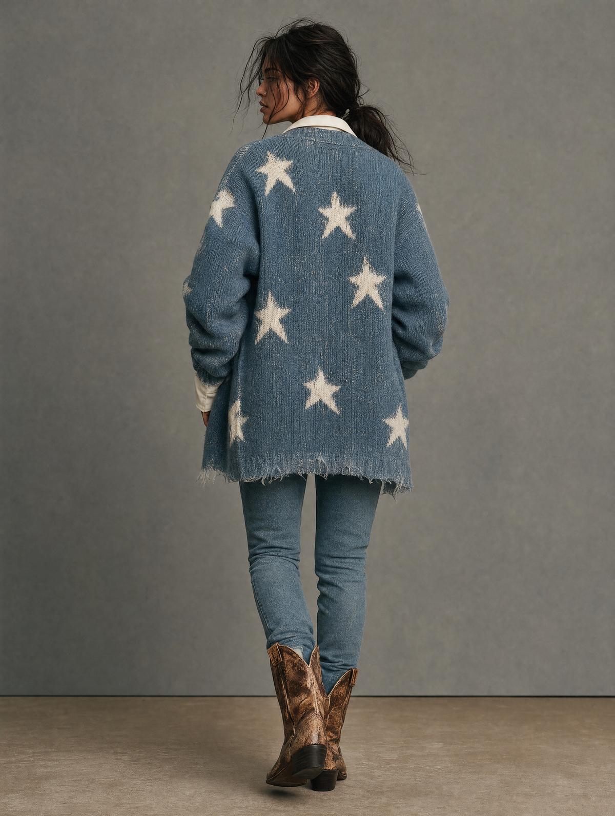 Women's Jacquard Vintage Cardigan – ModClo