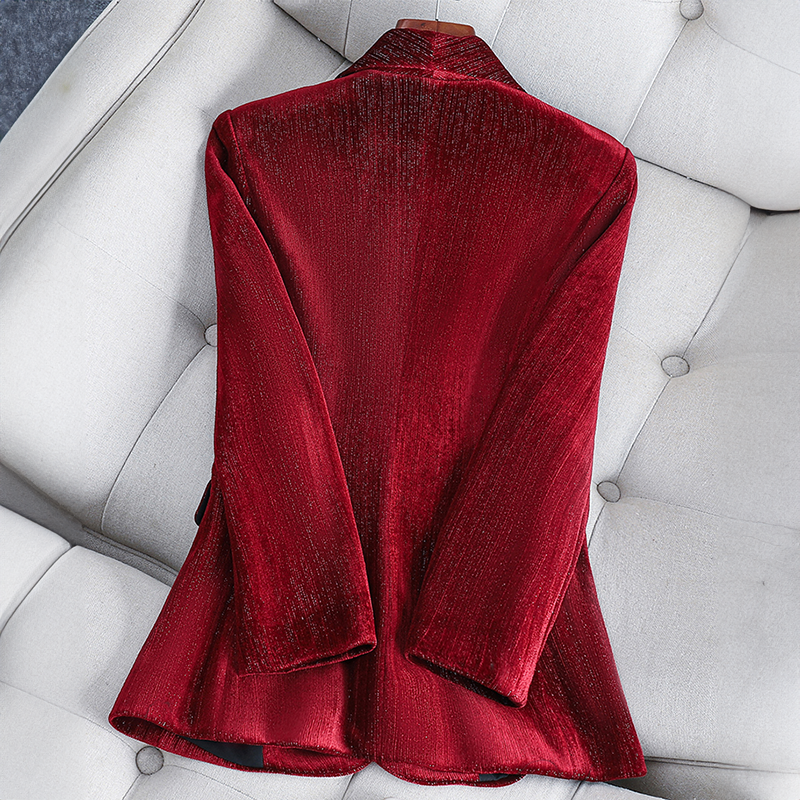 L'aurablend Satin Blazer by Lilian-Thouram