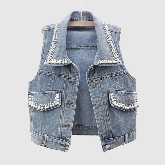 Revêrie Pearl Denim Vest