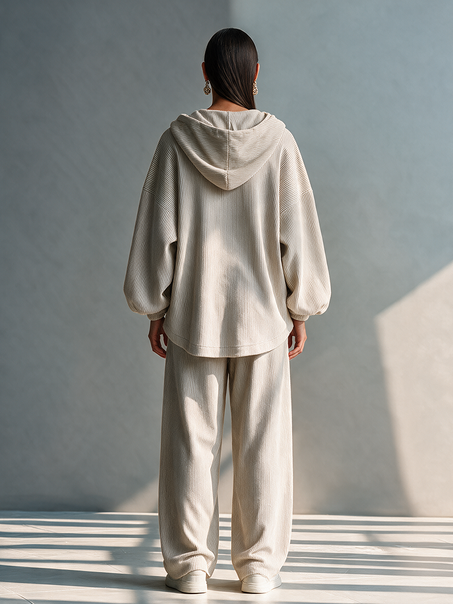 Women's Hooded Oversized Two-Piece Set – ModClo