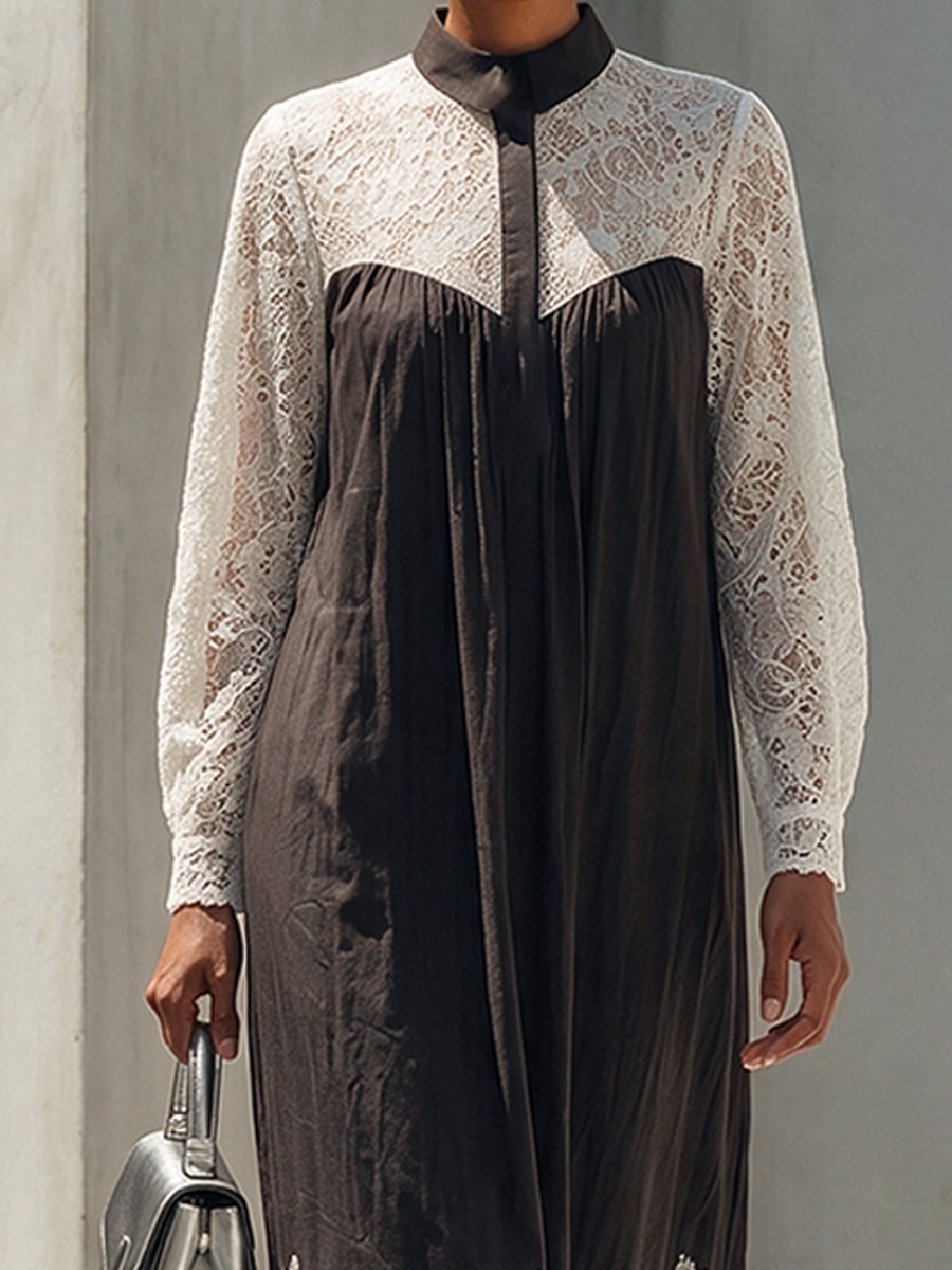 Women's Cotton Long Sleeve Maxi Dress – ModClo