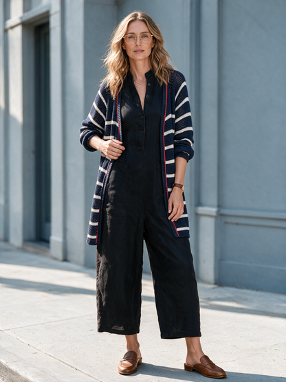 Women's Striped Vintage Cardigan – ModClo