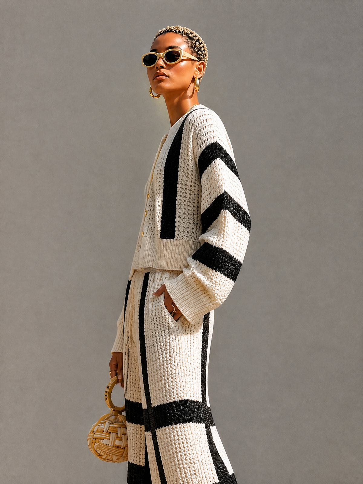 Women's Black Knit Cardigan – ModClo