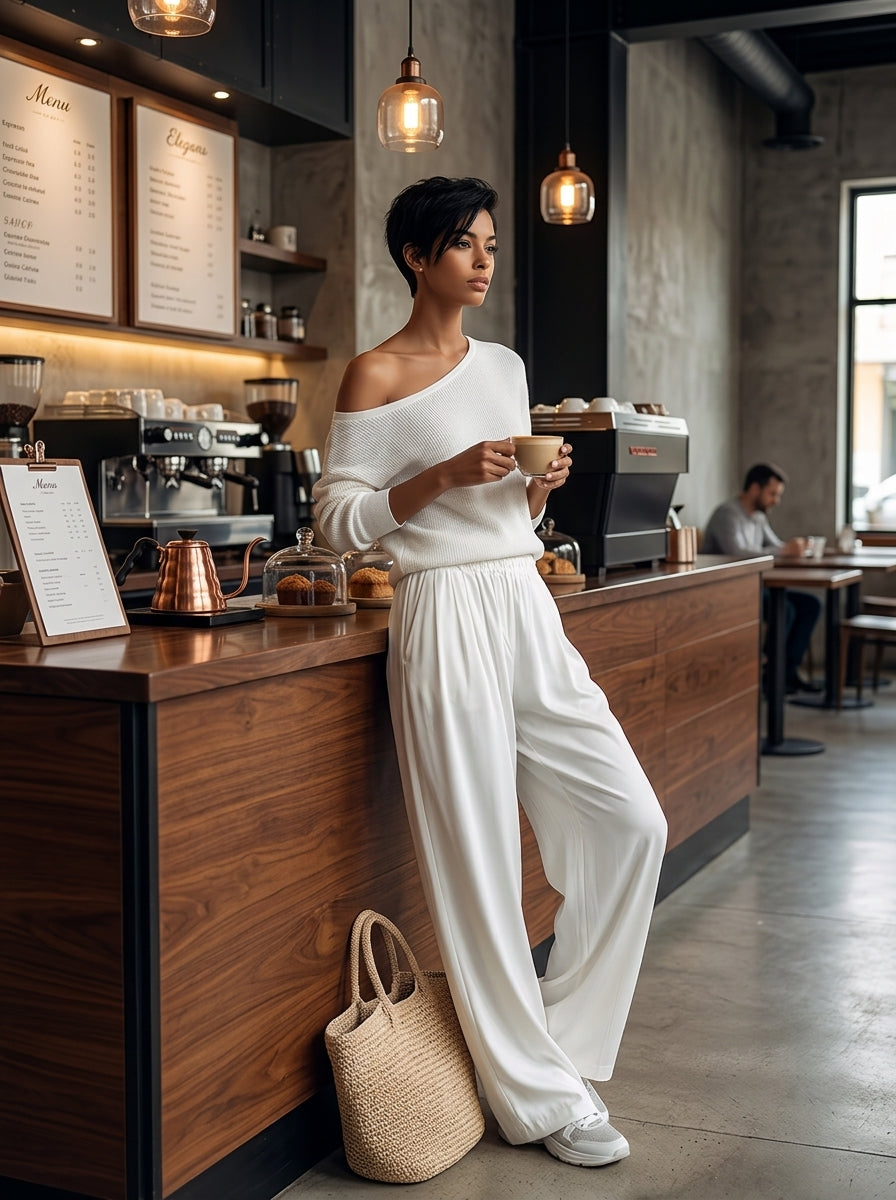 Women's Knit Asymmetric Set – ModClo