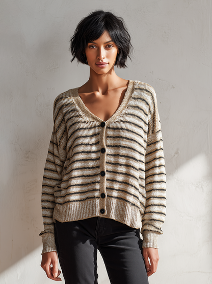 Women's Knit Striped Cardigan – ModClo
