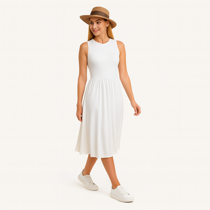 Sun Hat with Bow Wide Brim Beach