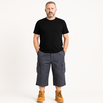 Cargo Shorts - Capri Pocket Shorts