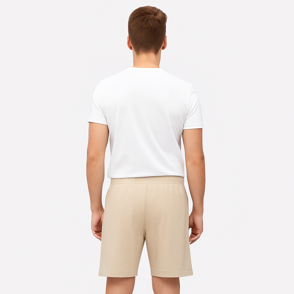 Men's Linen Striped Shorts Summer