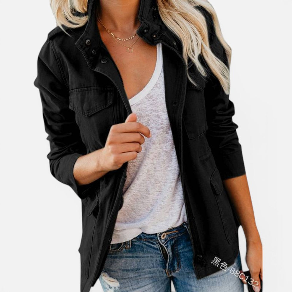 Pocket Detail Zip Jacket – ModClo, view 5