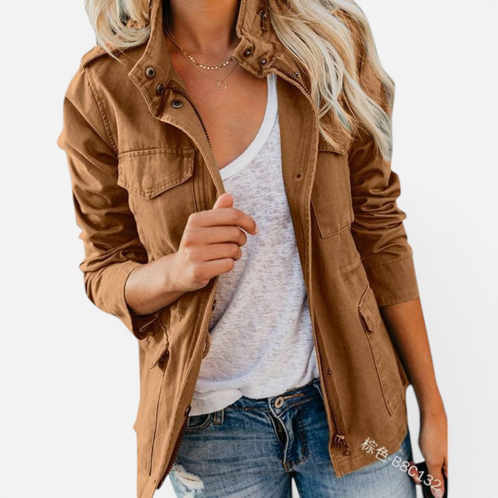 Pocket Detail Zip Jacket – ModClo, main view